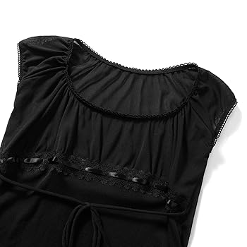 Women Fairy Grunge Y2k Shirts Square Neck Lace Patchwork